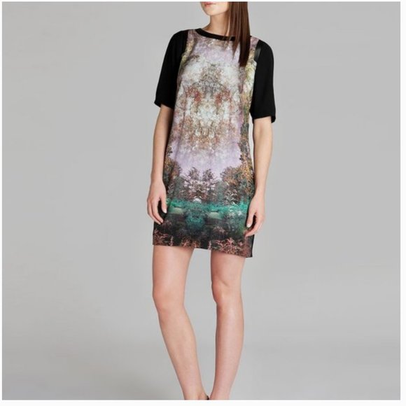 Ted Baker Atheena Magic Mystery Woods Dress size 1 nwot - Picture 1 of 7
